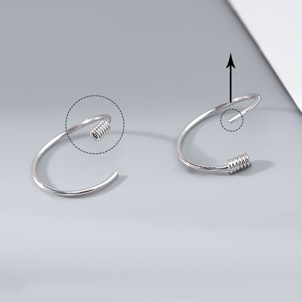 Khuyên tai tròn 9mm 6mm 11mm thời trang cho nam và nữ