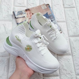 Giày nữ độn đế 5 phân hoa cúc siêu hót