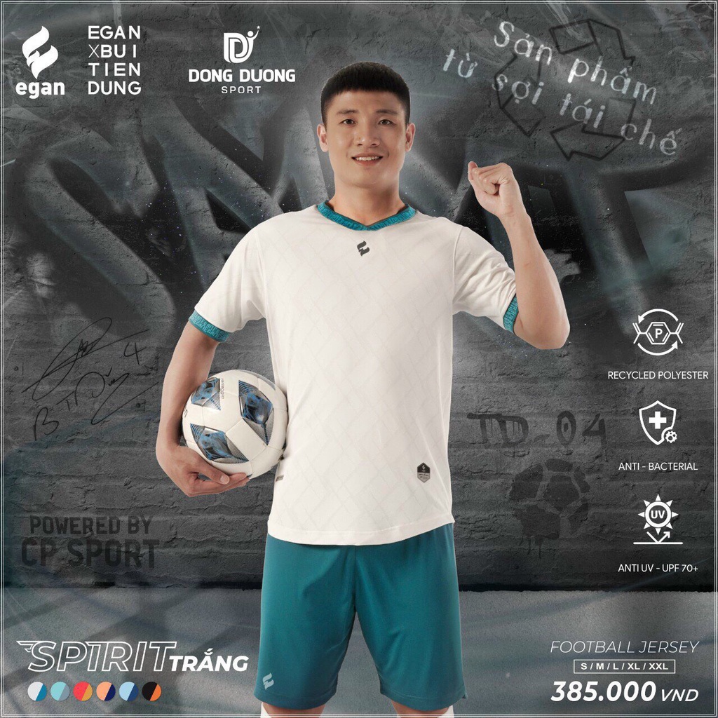 Quần áo bóng đá không logo Egan Zenos - Bộ quần áo đá bóng DONGDUONG