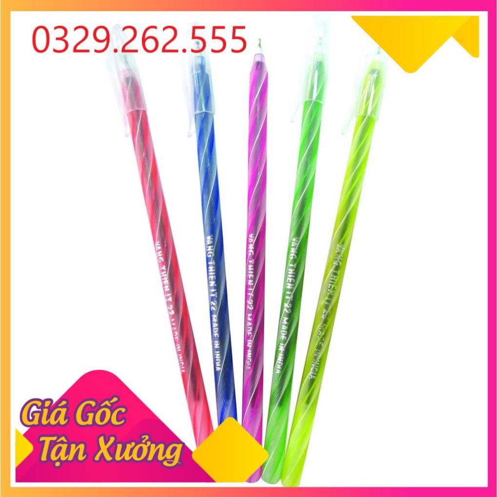 (Sale Khủng) [Sale]Hộp 20 bút bi nến dài 18cm ngòi nhỏ nét trơn