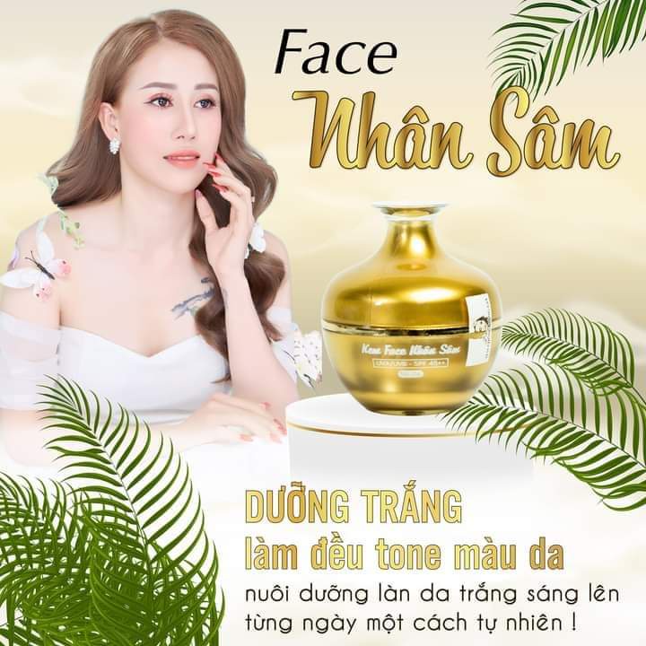 KEM FACE NHÂN SÂM CHÍNH HÃNG CÔNG TY XUẤT NHẬP KHẨU MỸ PHẨM NCOLLAGEN VIỆT NAM , ĐẨY LÙI NÁM , TÀN NHAN HIỆU QUẢ TỨC THÌ