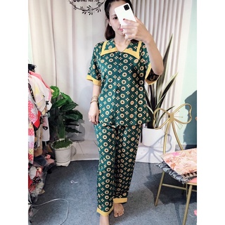 Đồ bộ mặc nhà lụa mango form 65 kí