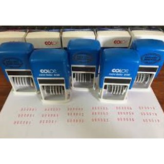 Dấu 6 số liền mực (Colop S126)