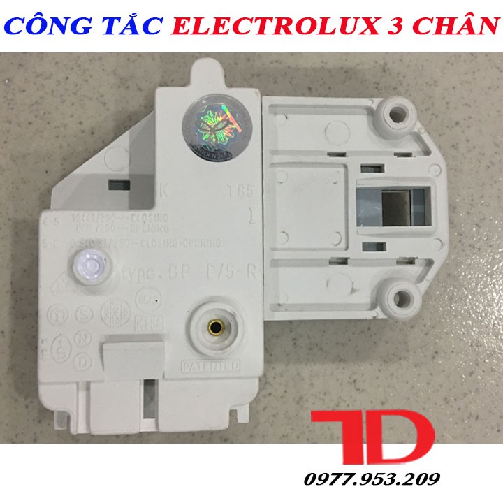 Công Tắc Cửa Máy Giặt ELECTROLUX 3 Chân