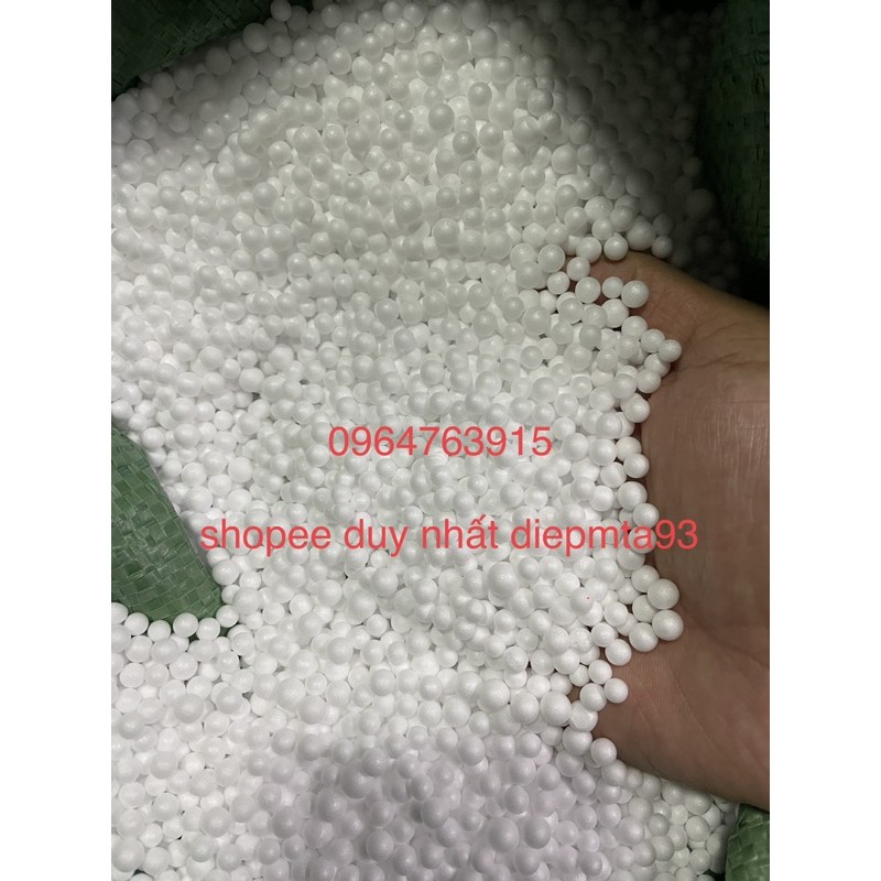 [Rẻ Vô Địch] 1Kg Hạt xốp để nhồi gối ,ngồi ghế lười ,để bọc hộp quà ,làm tuyết...(không đặt quá 5KG 1 đơn)