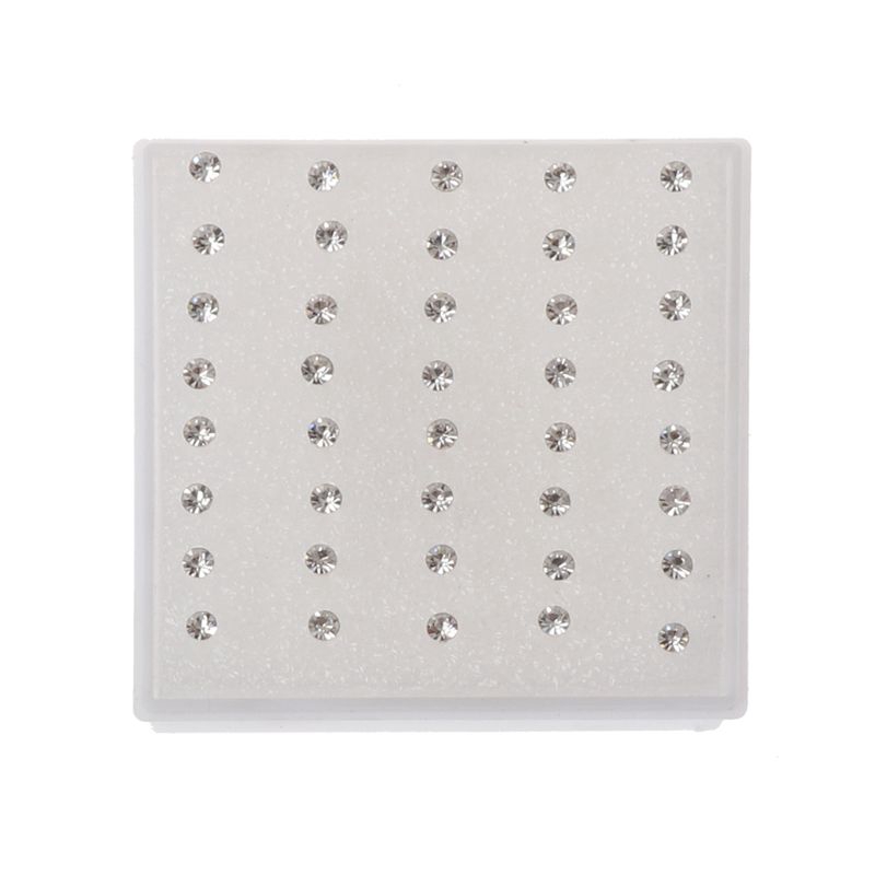 20 cặp bông tai đính đá nhiều màu