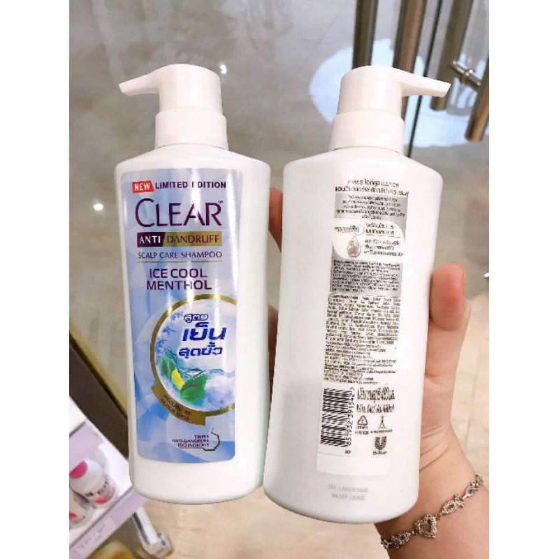 Dầu gội Clear 450ml Thái Lan ( có bill chuẩn )