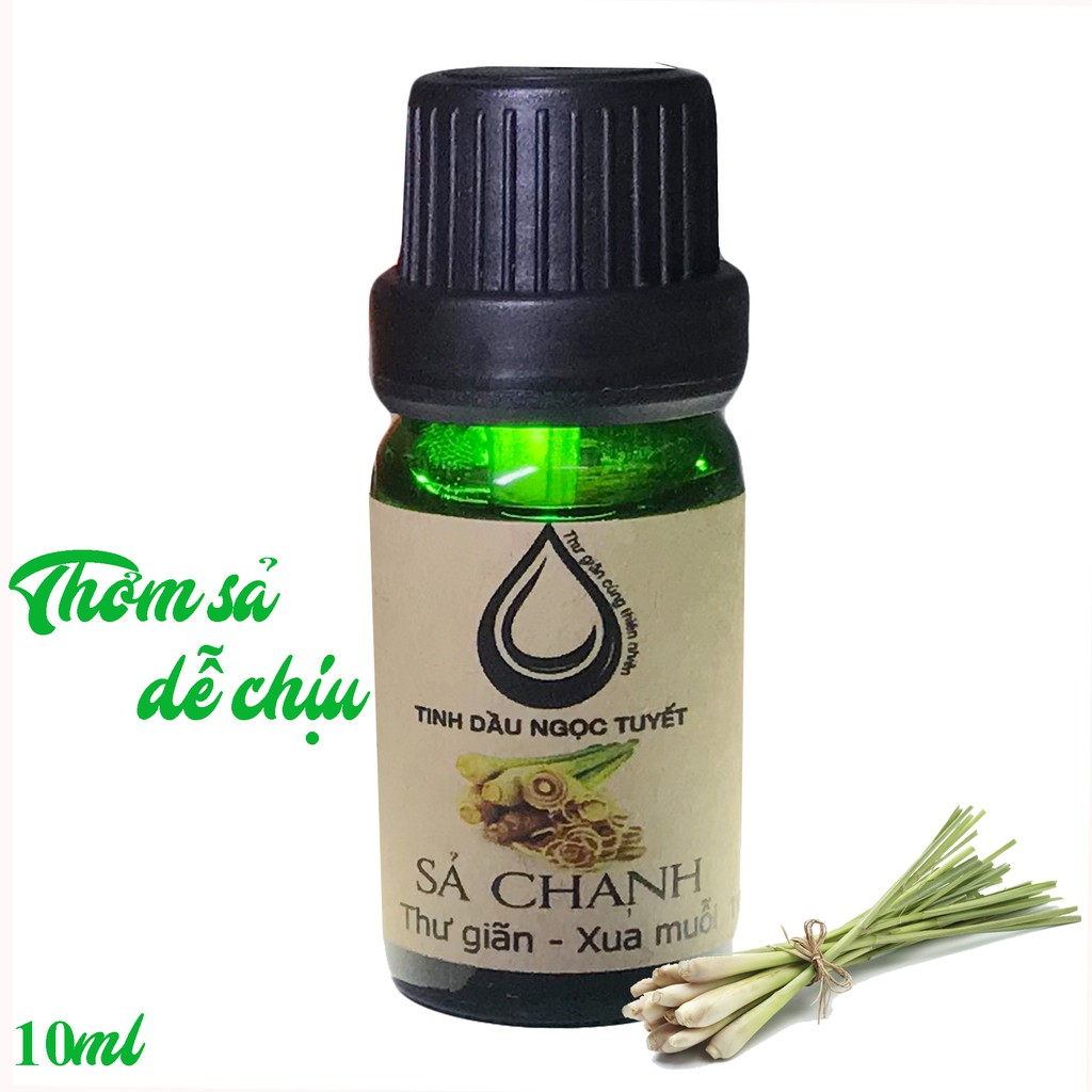 Tinh dầu sả chanh nguyên chất Ngọc Tuyết DQ 10ml - thơm dịu, xua côn trùng