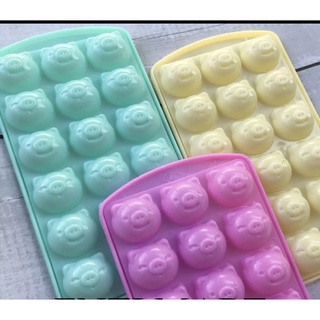 🐷Khay Đá Mặt Heo, làm Đa đổ rau câu cực kì dễ thương (25*12cm, đủ màu)