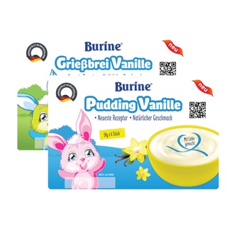 QUÀ TẶNG Cháo sữa Pudding ăn dặm Burine - HiPP dành cho bé từ 6 tháng tuổi