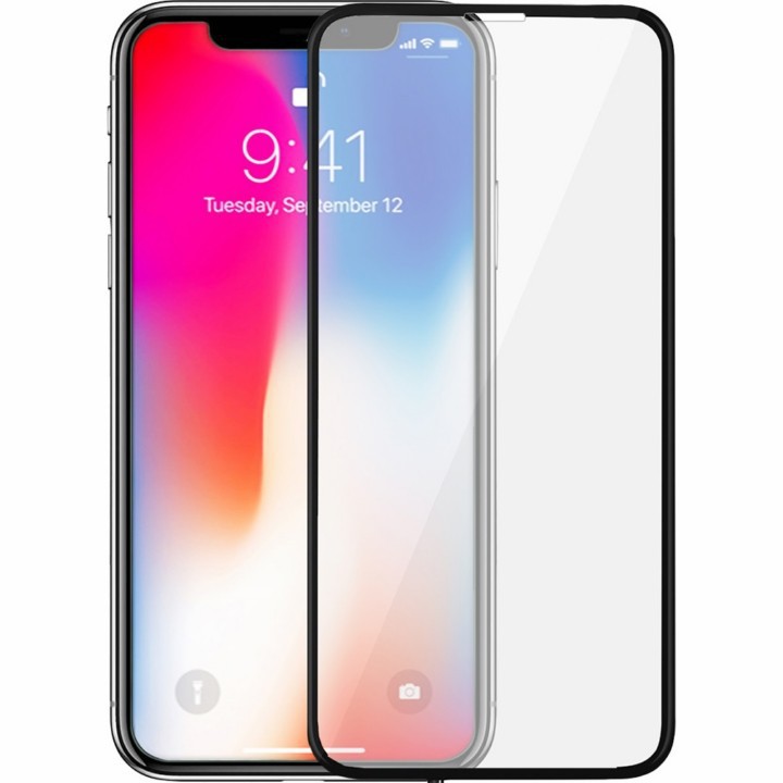 Kính cường lực iPhone X Full cao cấp - Tặng dán PPF mặt sau