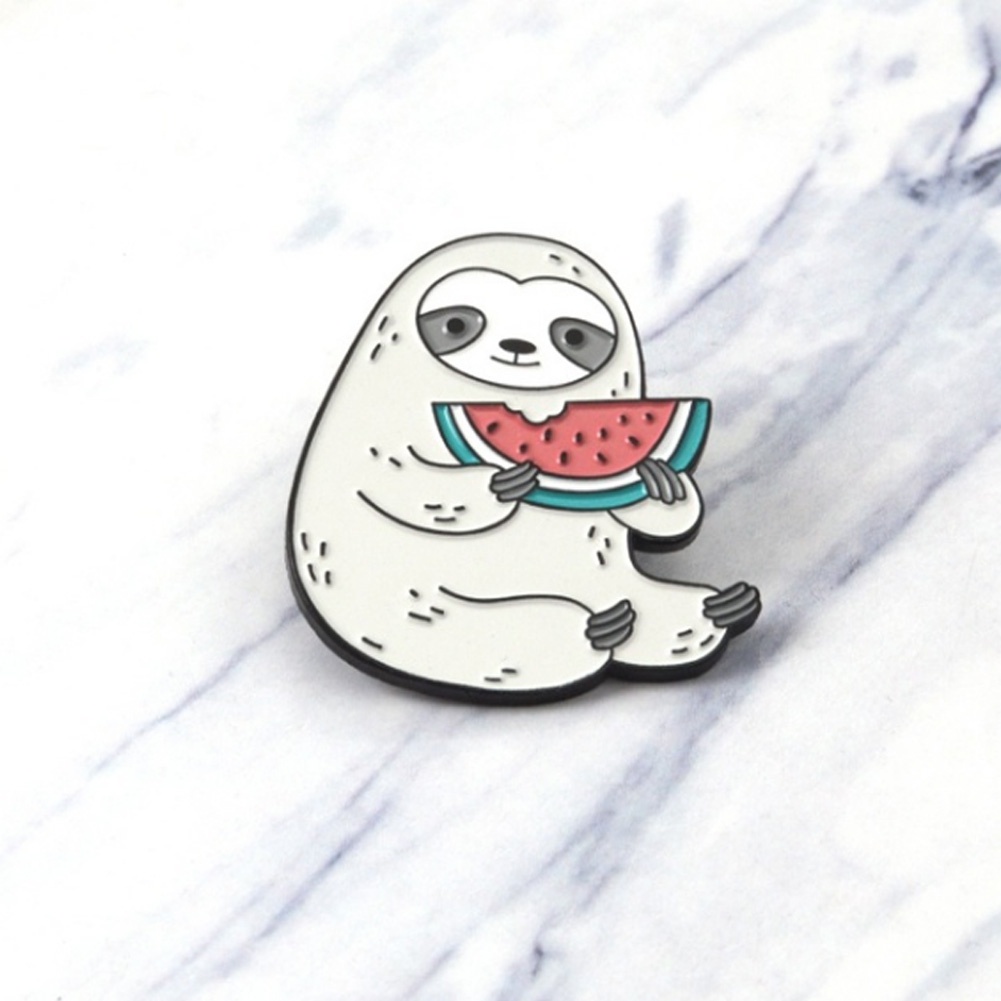 Trâm cài áo hình chú lười hoạt hình đáng yêu