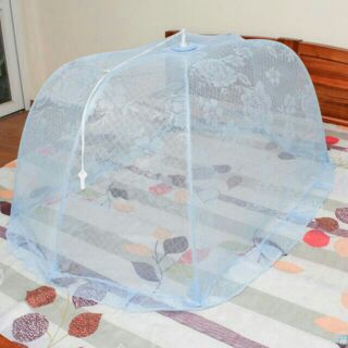 Màn chụp chống muỗi cho bé sơ sinh, mùng chụp ren sơ sinh chống muỗi côn trùng đốt