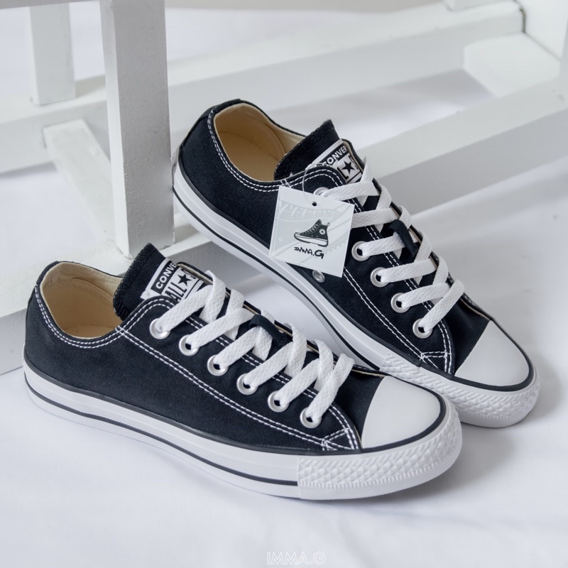 Giày Converse Classic Đen Cổ Thấp Hàng Chính Hãng | IMMA.G