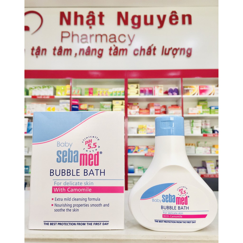 BABY SEBAMED BUBBLE BATH - Sữa tắm tạo bọt dịu nhẹ cho làn da bé Sebamed pH5.5
