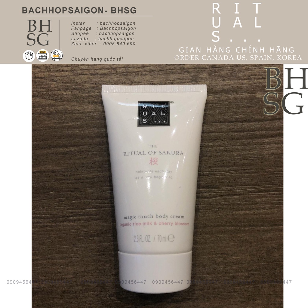 Kem dưỡng toàn thân cao cấp the Ritual body cream 70ml