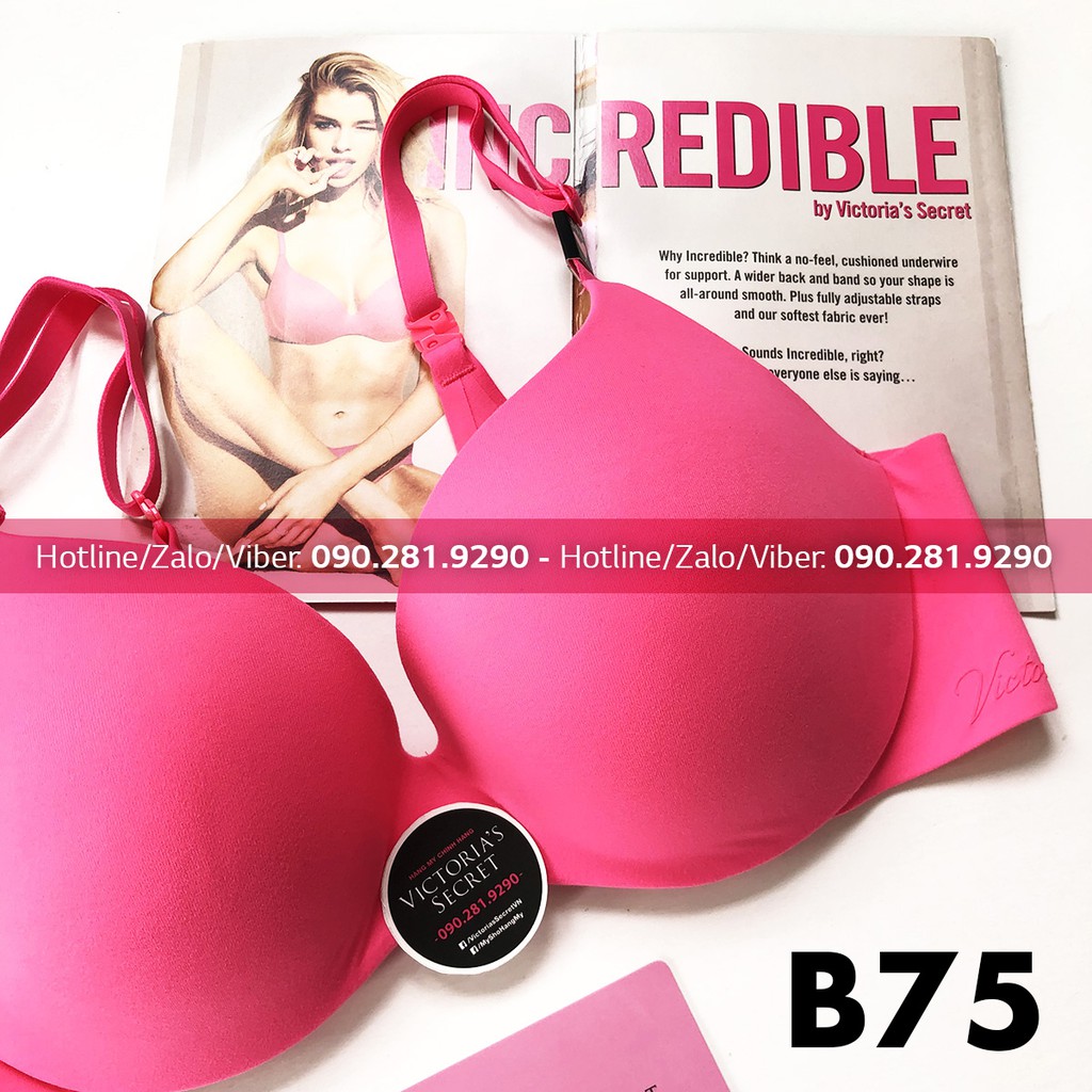 34B/B75 - Áo Victoria's Secret dòng Incredible Perfect Shape nâng ngực, mút vừa