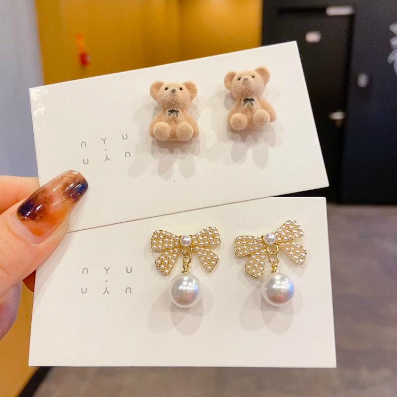 Hoa Tai Dáng Dài Thời Trang Phong Cách Hàn Quốc Cho Nữ