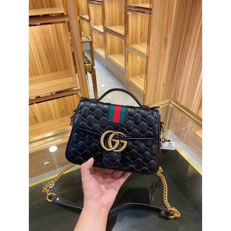 Túi Xách dập vân  pha sọc cờ đeo chéo❣️Freeship❣️