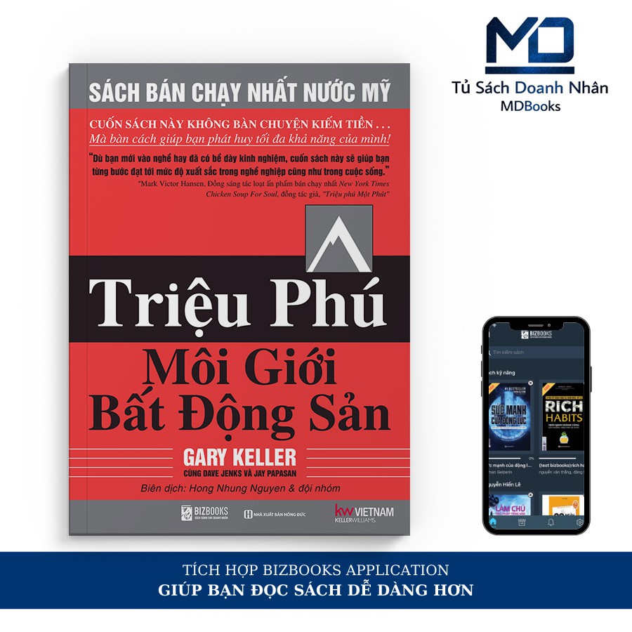 Sách Kinh Tế - Triệu Phú Môi Giới Bất Động Sản - Đọc Kèm App Online - Bizbooks