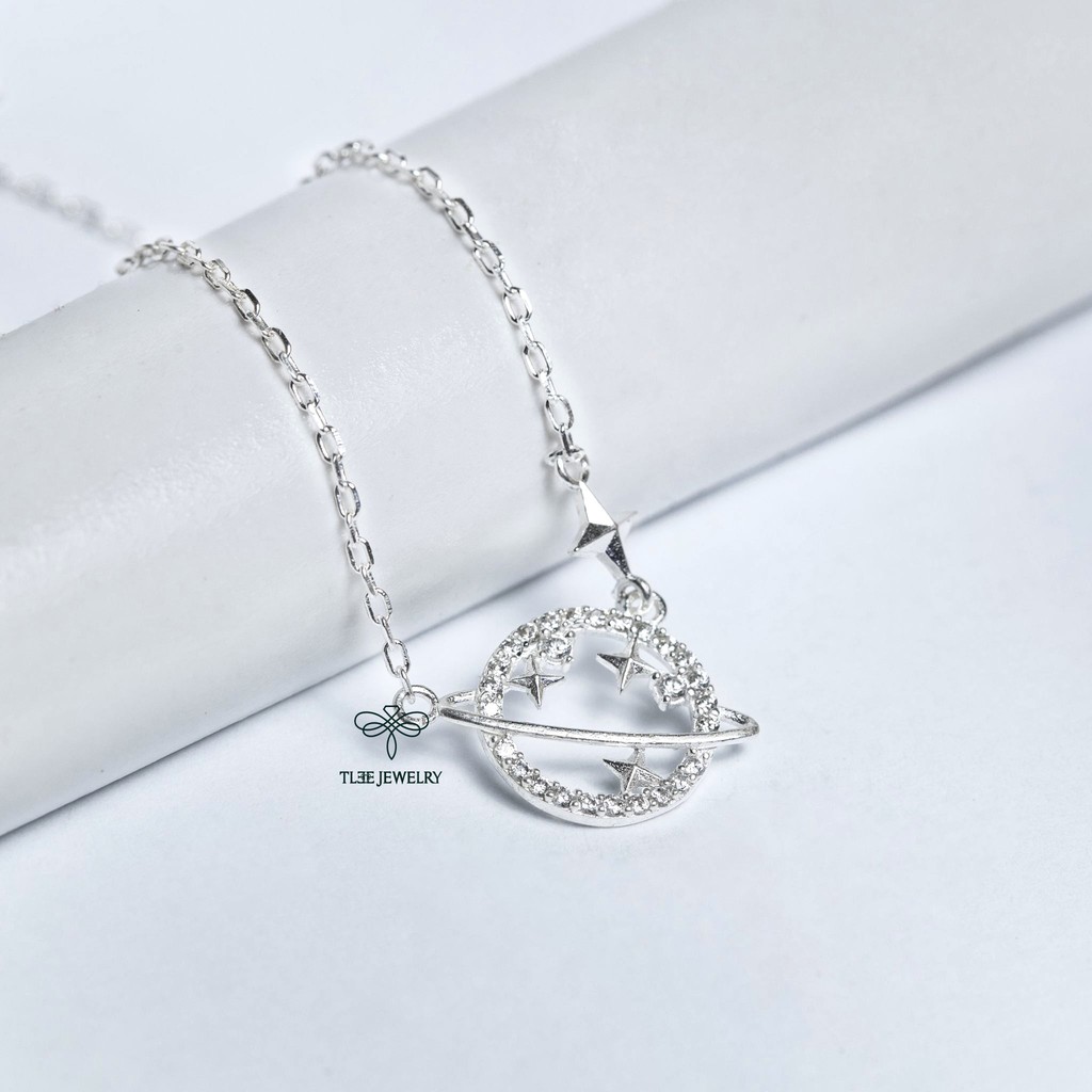 Dây chuyền bạc Tlee, Vòng cổ Galaxy lấp lánh - TleeJewelry