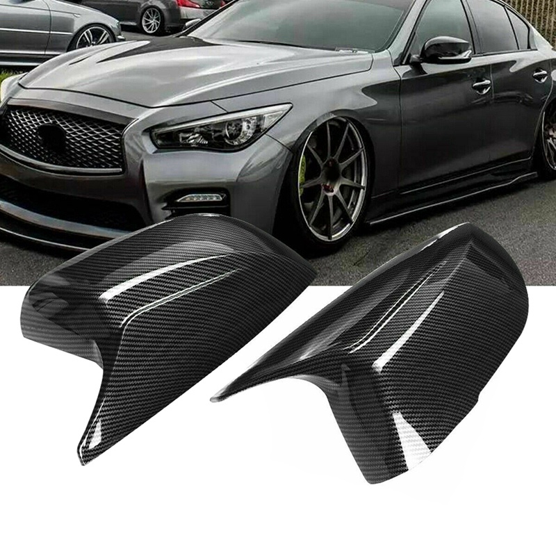 1 Cặp Ốp Gương Chiếu Hậu Cho Infiniti Q50 Q60 Q70 QX30 2014-2021
