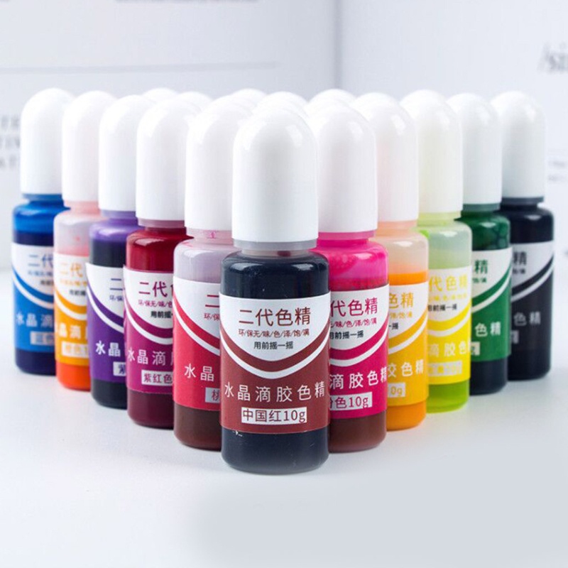 Bộ Màu Nhuộm Tóc Resin UV Resin Dạng Lỏng