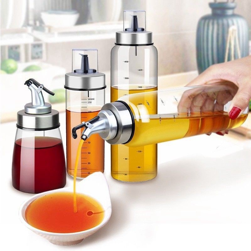 Bình chiết dầu ăn, đựng nước mắm thủy tinh có chia vạch chuyên dụng cao cấp TA