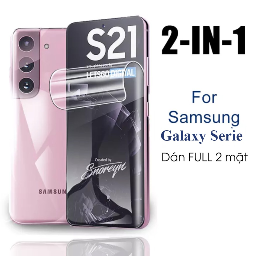Dán cường lực dẻo Samsung Note 8/9/note10plus/ Note 20 ultra/ note 20/ s20/ s20 plus/ s21/ s21 plus/ s21 ultra