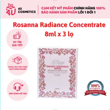 Tinh Chất Tế Bào Gốc Nhau Thai Cừu Rosanna Serum
