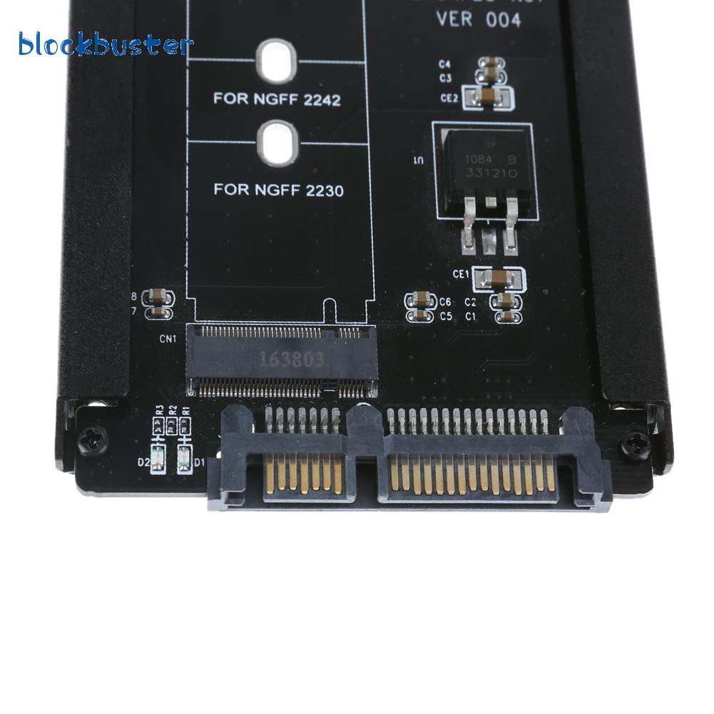 Đen Hộp Kim Loại Chuyển Đổi Cy B + M Socket 2 M.2 Ngff (sata) Ssd Sang 2.5 Sata | BigBuy360 - bigbuy360.vn