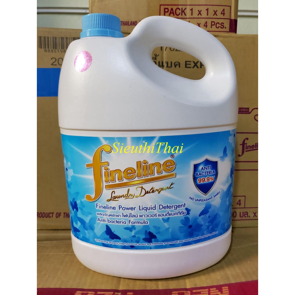 (Hàng Xịn) Nước Giặt xả 2in1 Fineline hàng chính hãng Thái Lan 3000ml (3 lít)