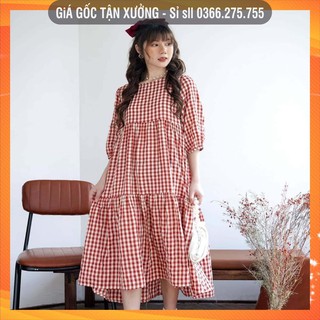 Đầm bầu dự tiệc đẹp thiết kế mùa hè dáng suông giá rẻ - V61