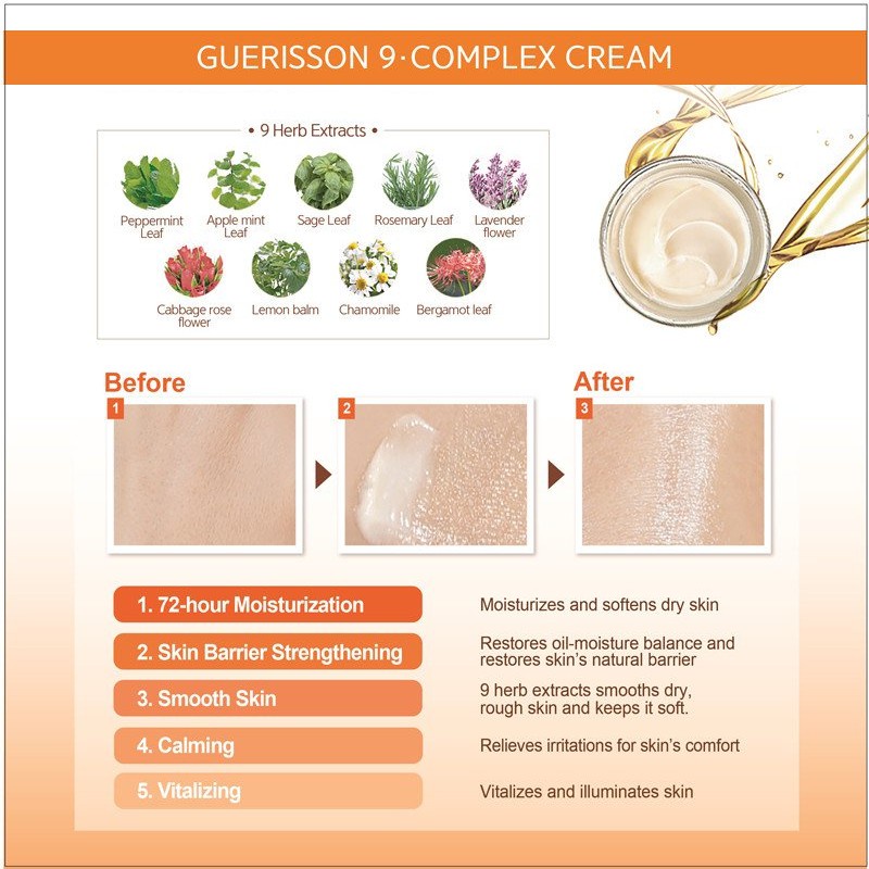 Kem dầu ngựa Guerisson 9 70g 100% chính hãng từ Hàn Quốc | BigBuy360 - bigbuy360.vn