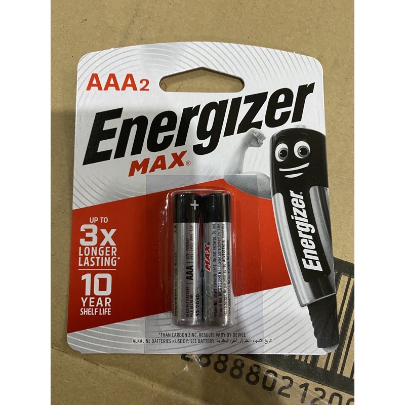 Pin Đũa AAA Energizer Max 1.5V (Nhập khẩu Singapore)[Chính Hãng 100%]