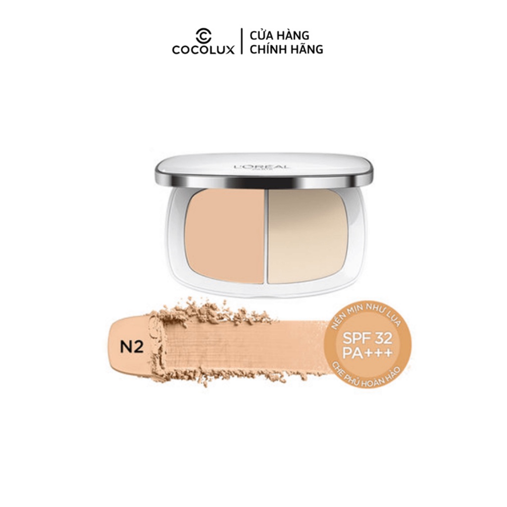 Phấn nền mịn da Loreal True Match Nude Ivory - N2