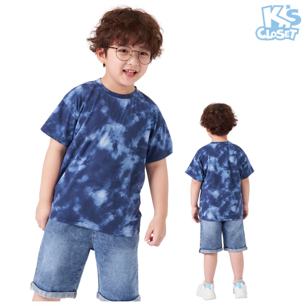 Áo phông trẻ em K'S CLOSEST hoạ tiết màu loang tie dye chất mềm mịn, kiểu dáng năng động (4-14 Tuổi) KT29TWS TMMN