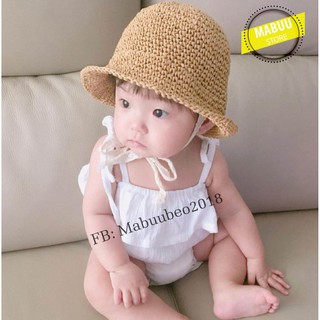 MŨ CÓI BUỘC DÂY SIÊU YÊU CHO BÉ