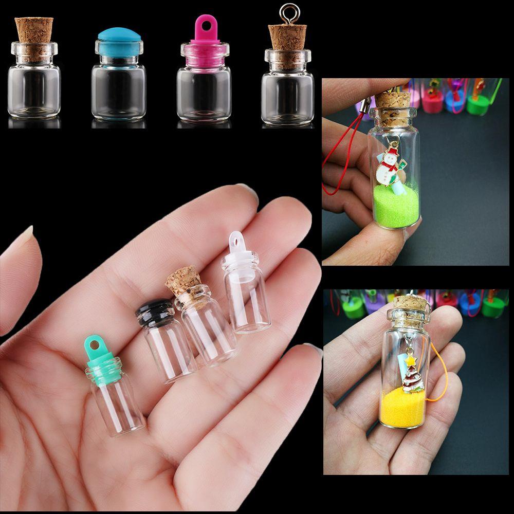 Set 5 / 10 Lọ Điều Ước Nhỏ Màu Cầu Vồng Trang Trí Nhà Cửa