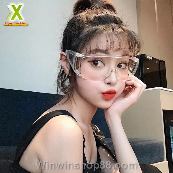Kính bảo hộ đi đường chống bụi cao cấp trong suốt che chắn bụi gió tuyệt đối Andhere