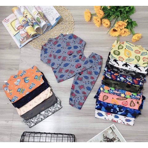 Bộ borip dài tay bé trai/gái