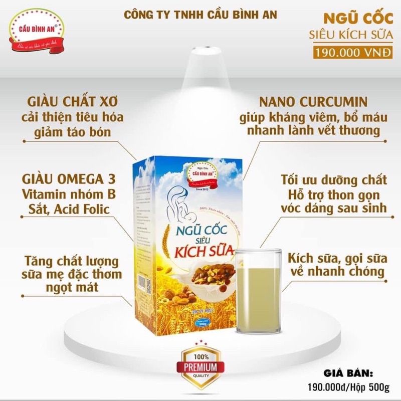 NGŨ CỐC SIÊU KÍCH SỮA CẦU BÌNH AN
