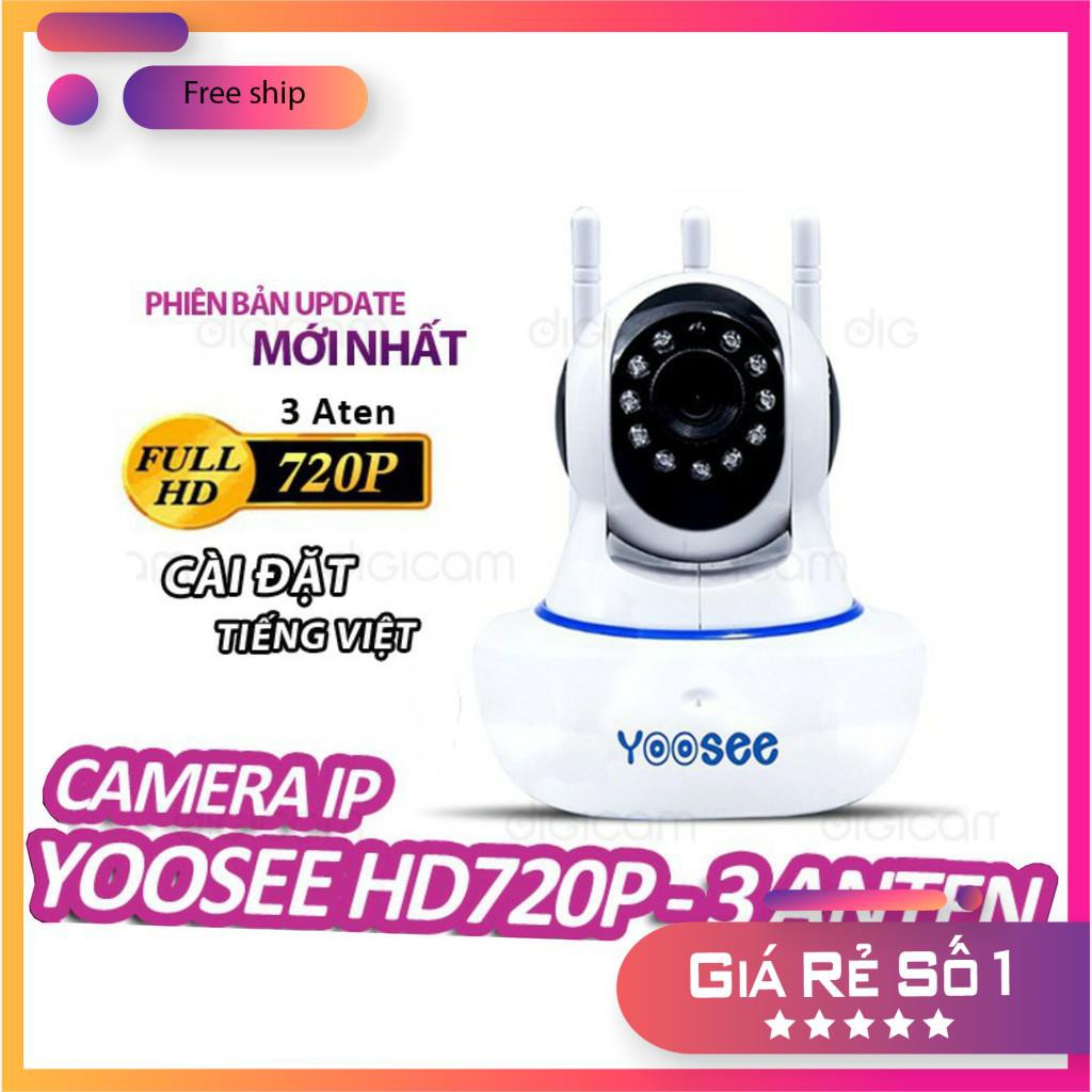[Bán Sỉ - FreeShip] Camera YooSee HD720 - 3 Anten Siêu nét | Cài đặt Tiếng Việt
