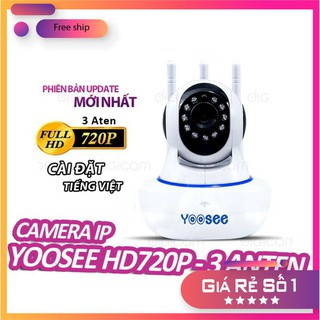 Camera yoosee hd720 - 3 anten siêu nét | cài đặt tiếng việt