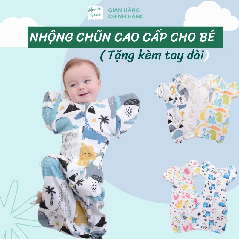 [9 Màu] Nhộng chũn cho bé - Túi ngủ trẻ em CAO CẤP MOONIE