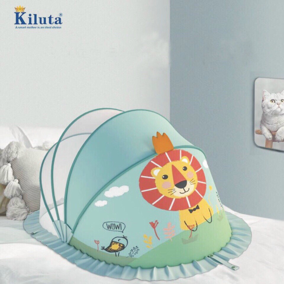 Màn chụp cho bé CHÍNH HÃNG Mùng chụp em bé KILUTA chống muỗi dùng cho bé từ sơ sinh