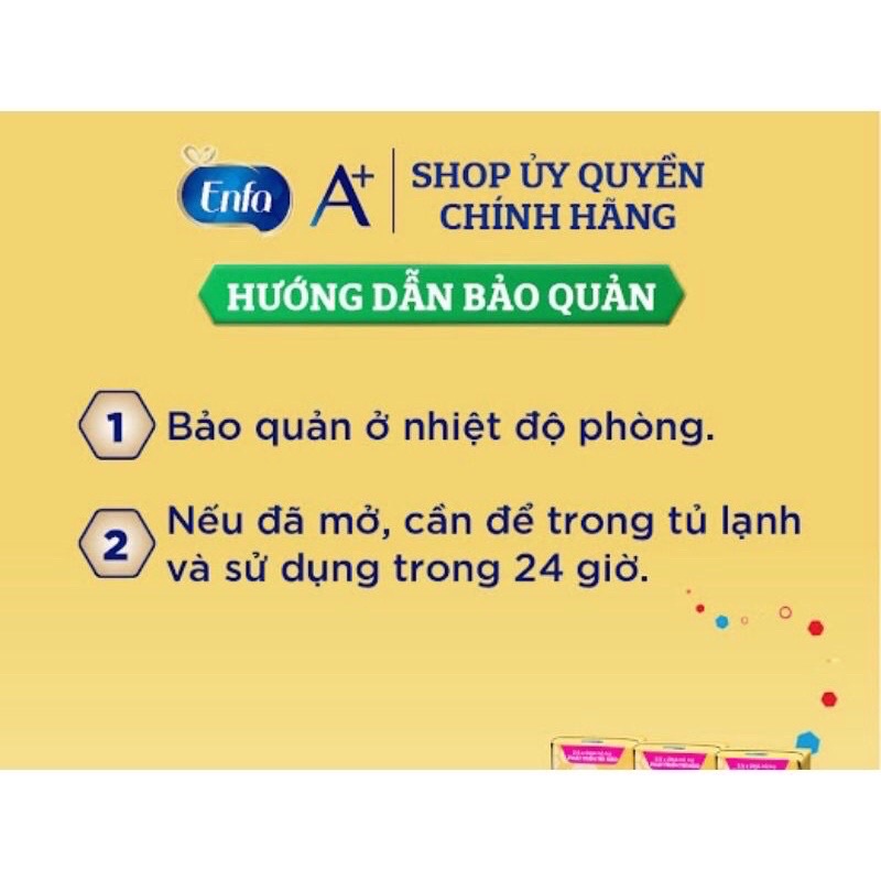 Thùng 24 hộp sữa bột pha sẵn Enfagrow A+ hương vị vanilla 180ml