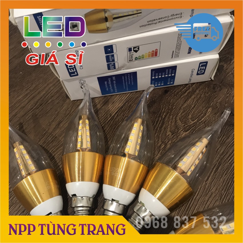 Bóng đèn led nến trang trí đui E14