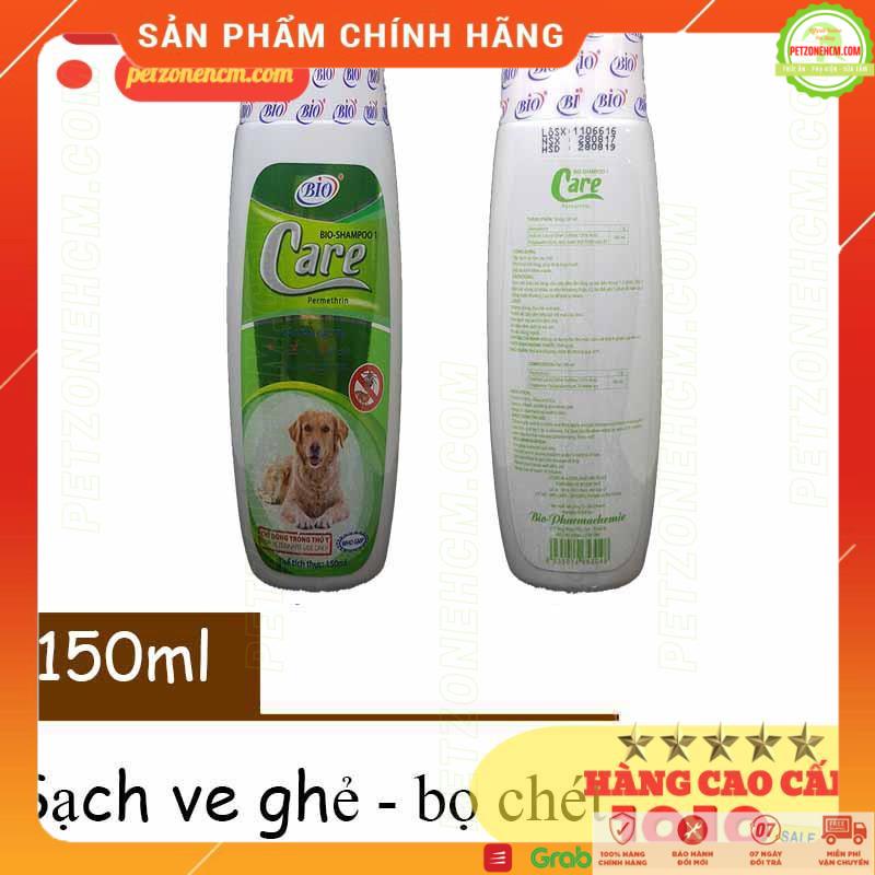 Sữa tắm cho chó mèo Bio Care ⚜FREESHIP⚜ Bio Care 150ml|450ml|500ml Phòng trừ ve rận | bọ chét cho chó mèo | PetZoneHCM
