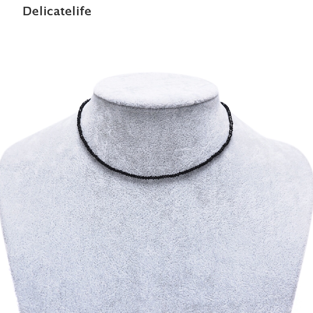 Vòng cổ choker đính đá pha lê đen quyến rũ cho nữ